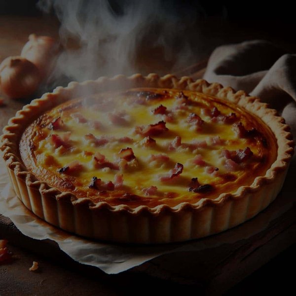 Quel est le secret pour une quiche lorraine avec une pâte brisée croustillante ?